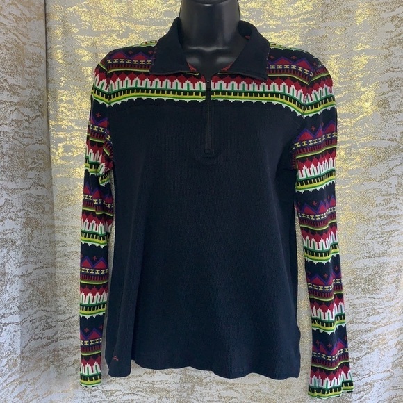 Lauren Ralph Lauren Exclusive Native Aztec American Design Collar Sweater Size L - Picture 2 of 11